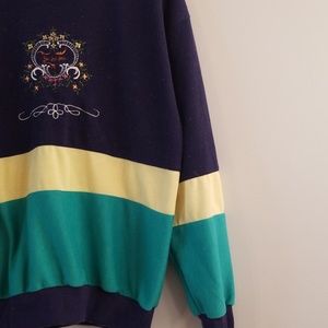 Vintage colour block sweater